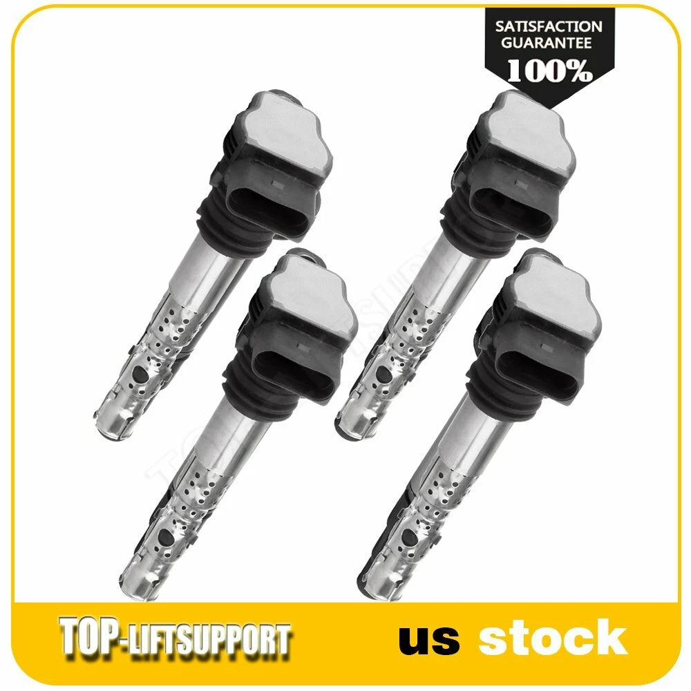 Set of 4 Ignition Coils for VW Golf L4 1.8L Turbo (2002–2006)