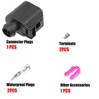 Set of 2 ABS Sensor Connectors No.8T0973702/6E0973702 for VW Audi 
