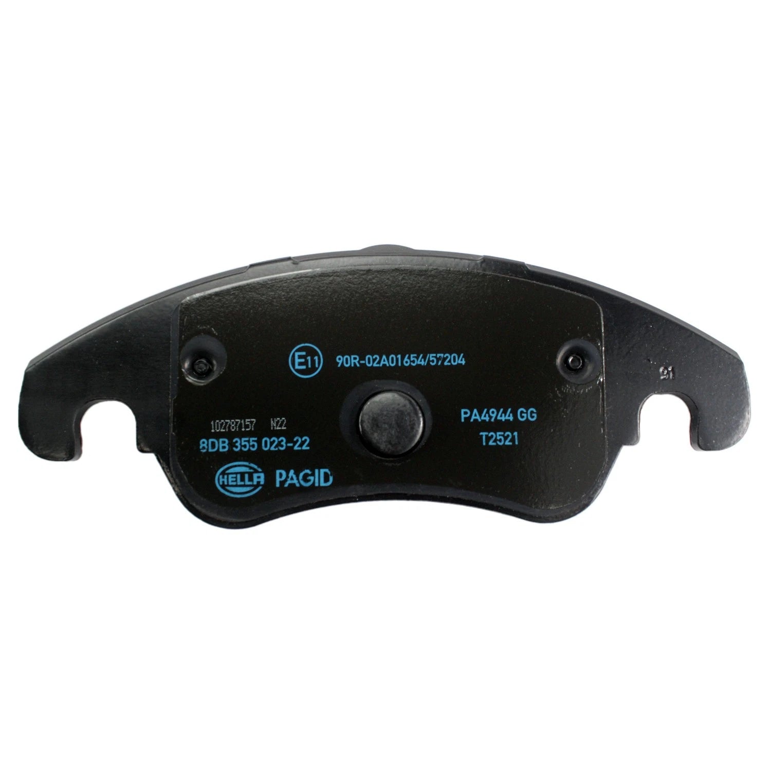 Set of 4 Hella Front Low-Met Disc Brake Pads for Audi A6 A6 Quattro Q5 A7