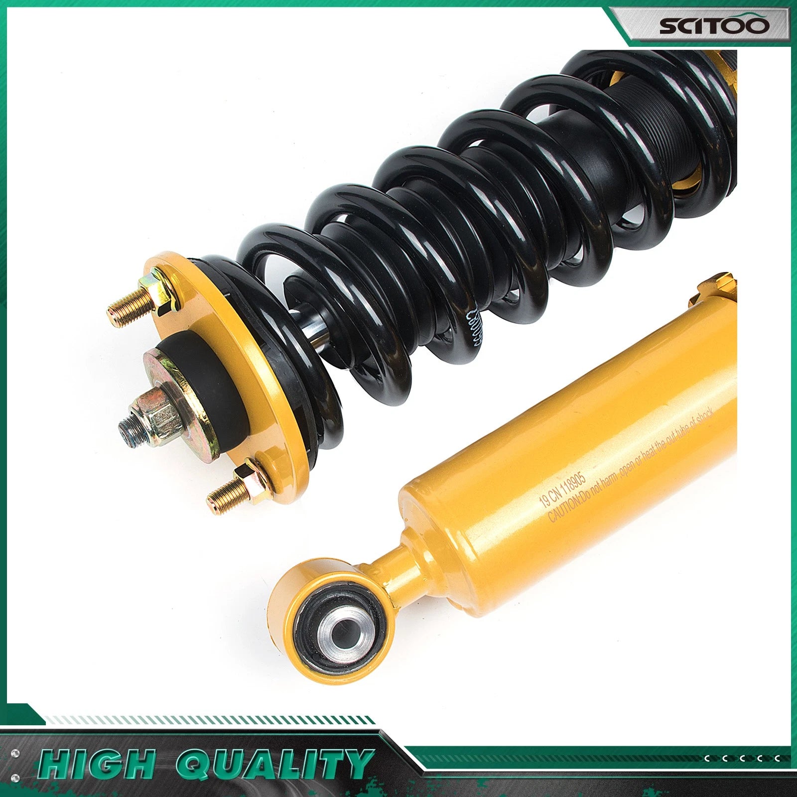 Set of 4 Coilovers for Honda CR-V (1996–2001) - Adjustable Height Shocks