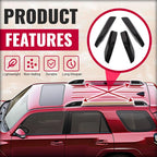 Set of 4 Roof Rack Bar Rail End Cover Caps for Toyota 4Runner (2003–2009)