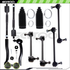 Set of 4 Tie Rod Ends & Sway Bar End Links for Lexus ES300 Toyota Camry (2002–2003)