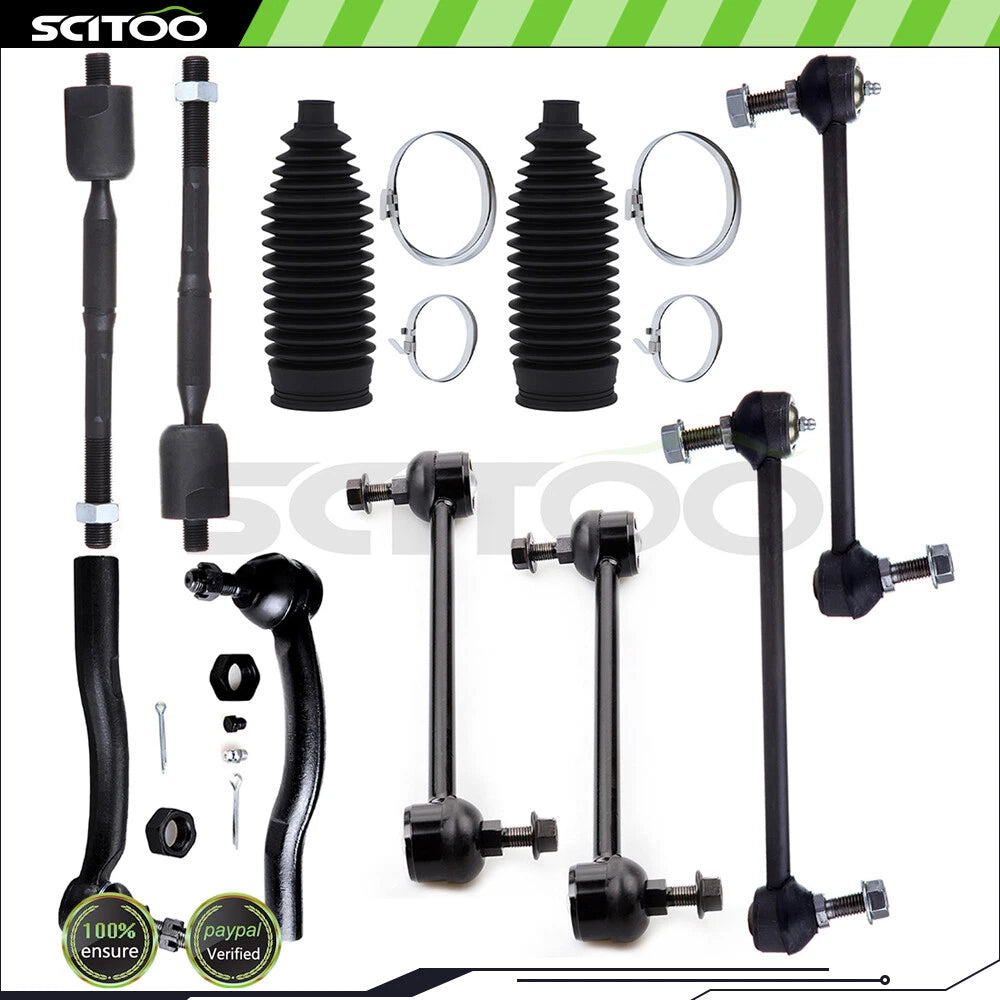 Set of 4 Tie Rod Ends & Sway Bar End Links for Lexus ES300 Toyota Camry (2002–2003)