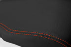 Console Lid Cover for Toyota Tacoma (2001–2004) Red Stitch Leather