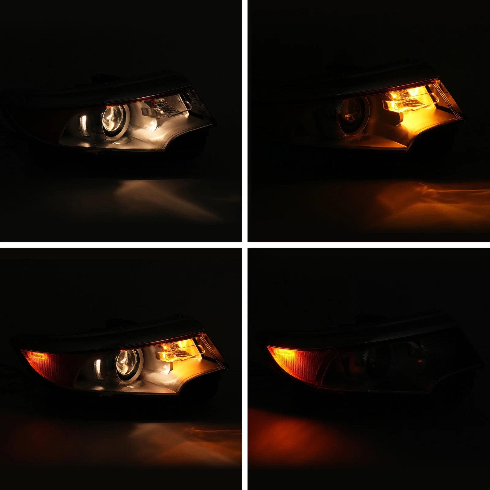 Halogen Projector Headlight for Ford Edge (2011–2014) Right