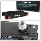 30 Row Aluminum Engine Oil Cooler with Thermostat Adapter Kit and Fan