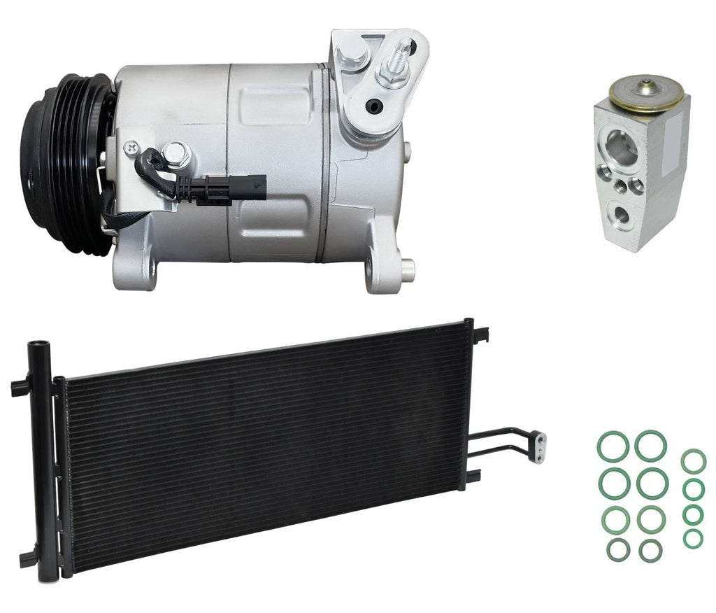 A C Compressor Kit With Condenser for Chevy Silverado 1500 4.3L (2016–2016)
