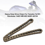 Heavy Duty Drive Chain for Yamaha YZF R1 (14401-MFL-003, 94591-60124)