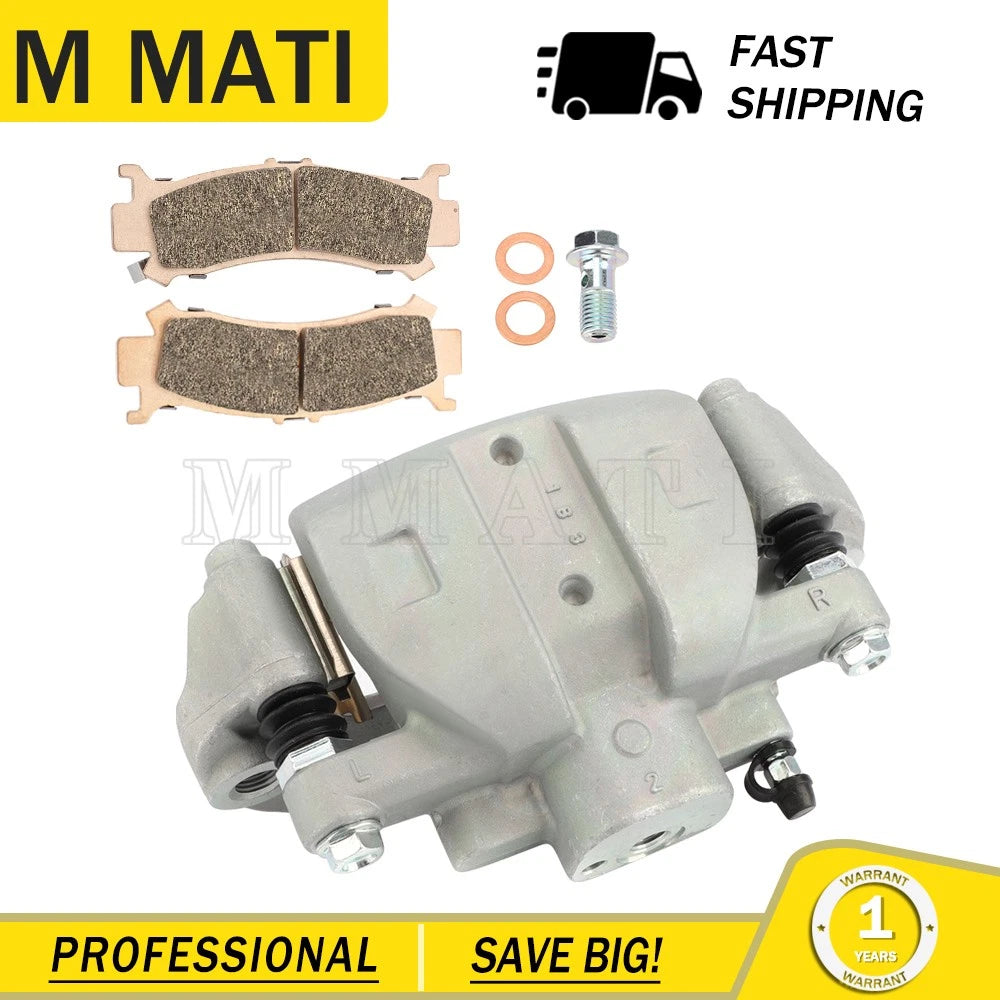 Front Right Brake Caliper w/Pads for Honda Talon 1000X/1000R (2019–2023)