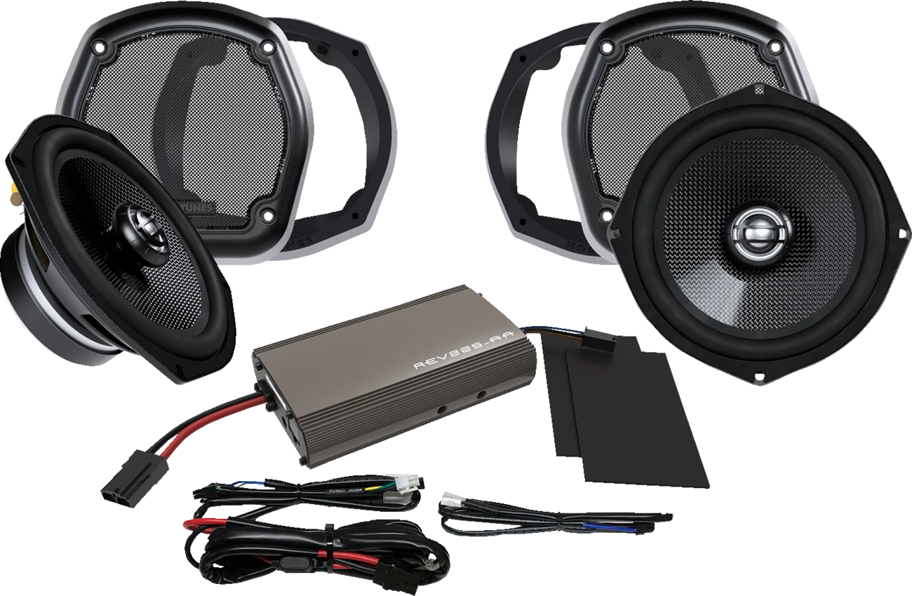 HOGTUNES Amplifier/Speaker Kit for Harley Davidson (Lower Fairing) (702-XL AMP KIT)