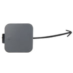 Rear Bumper Tow Hook Cover for Mercedes-Benz W221 (2007-2009) Matte Gray