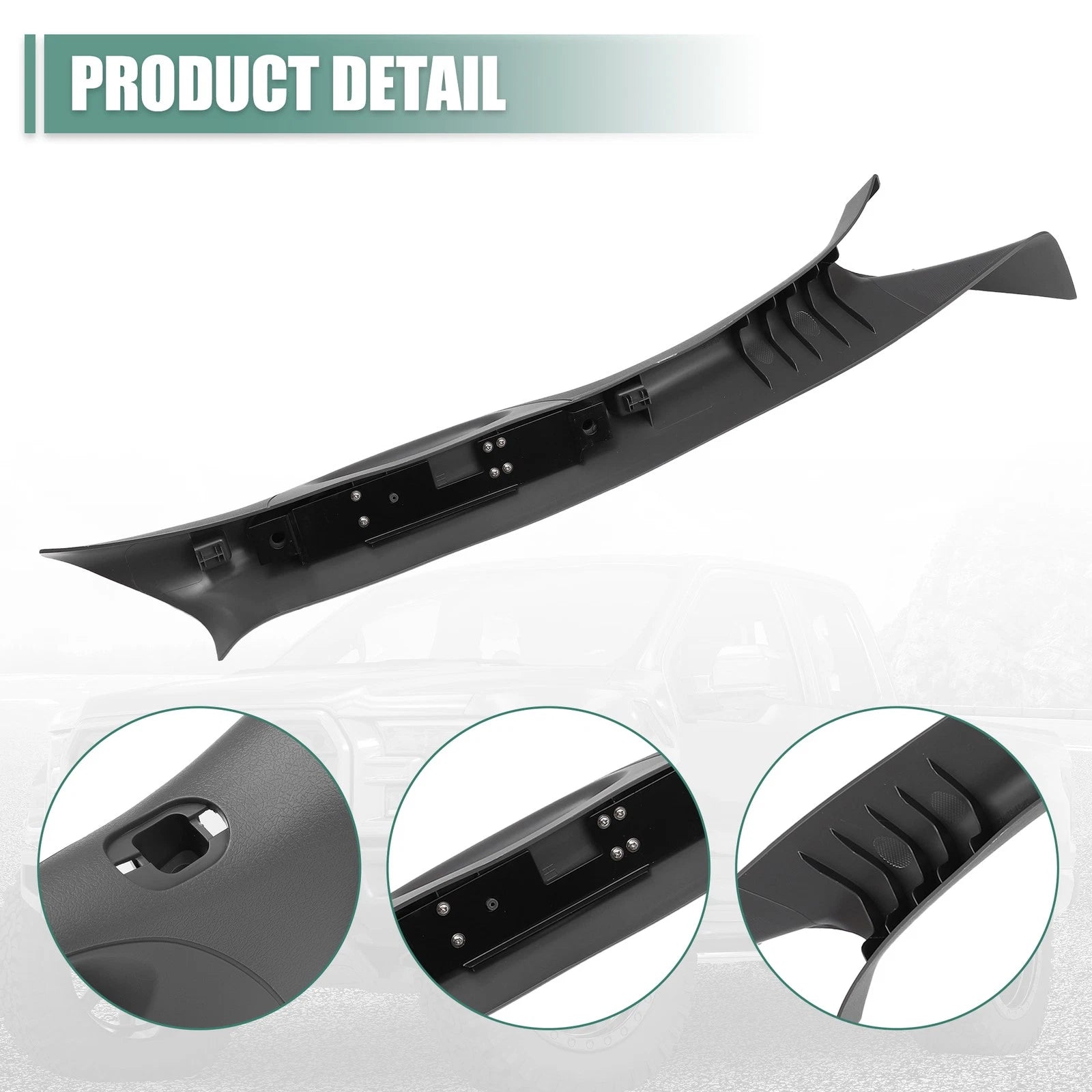 Left A Pillar Interior Trim Handle for Ford F150 (2006–2008) Gray 766549568103