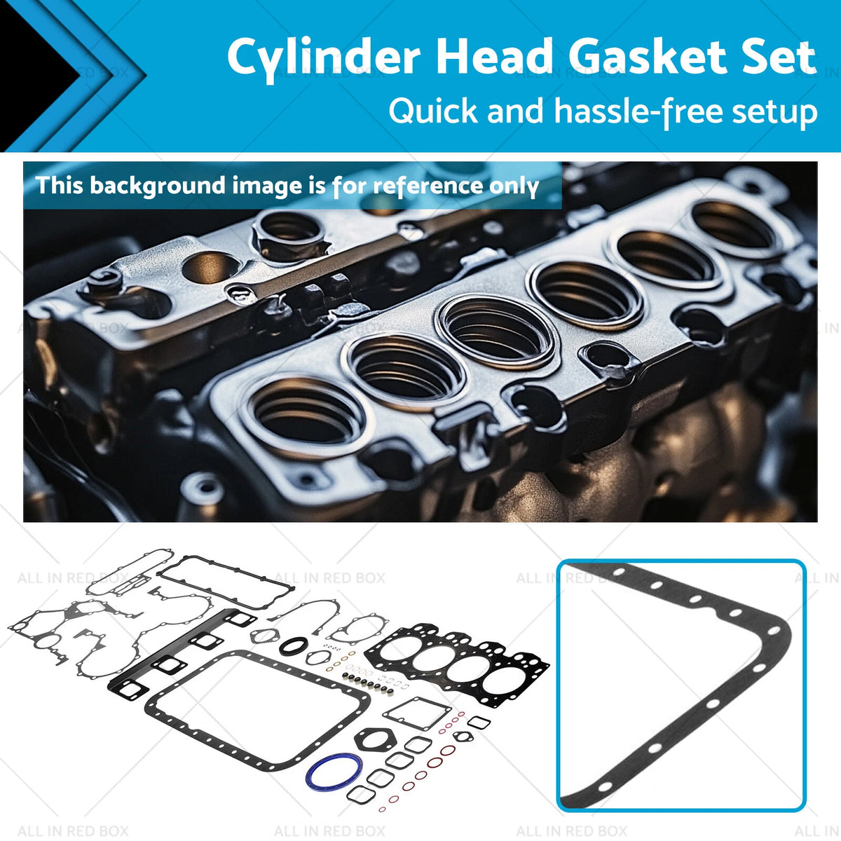 Set of 2 VRS Cylinder Head Gasket for Kia K2700 PU TU Pregio CT J2 (2002–2008)