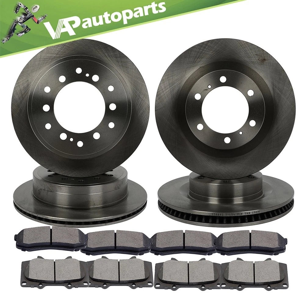 Set of 4 Brake Rotors & Pads for Lexus GX460 (2010–2021)