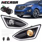 Set of 2 Fog Lights for Ford Edge (2015–2018)