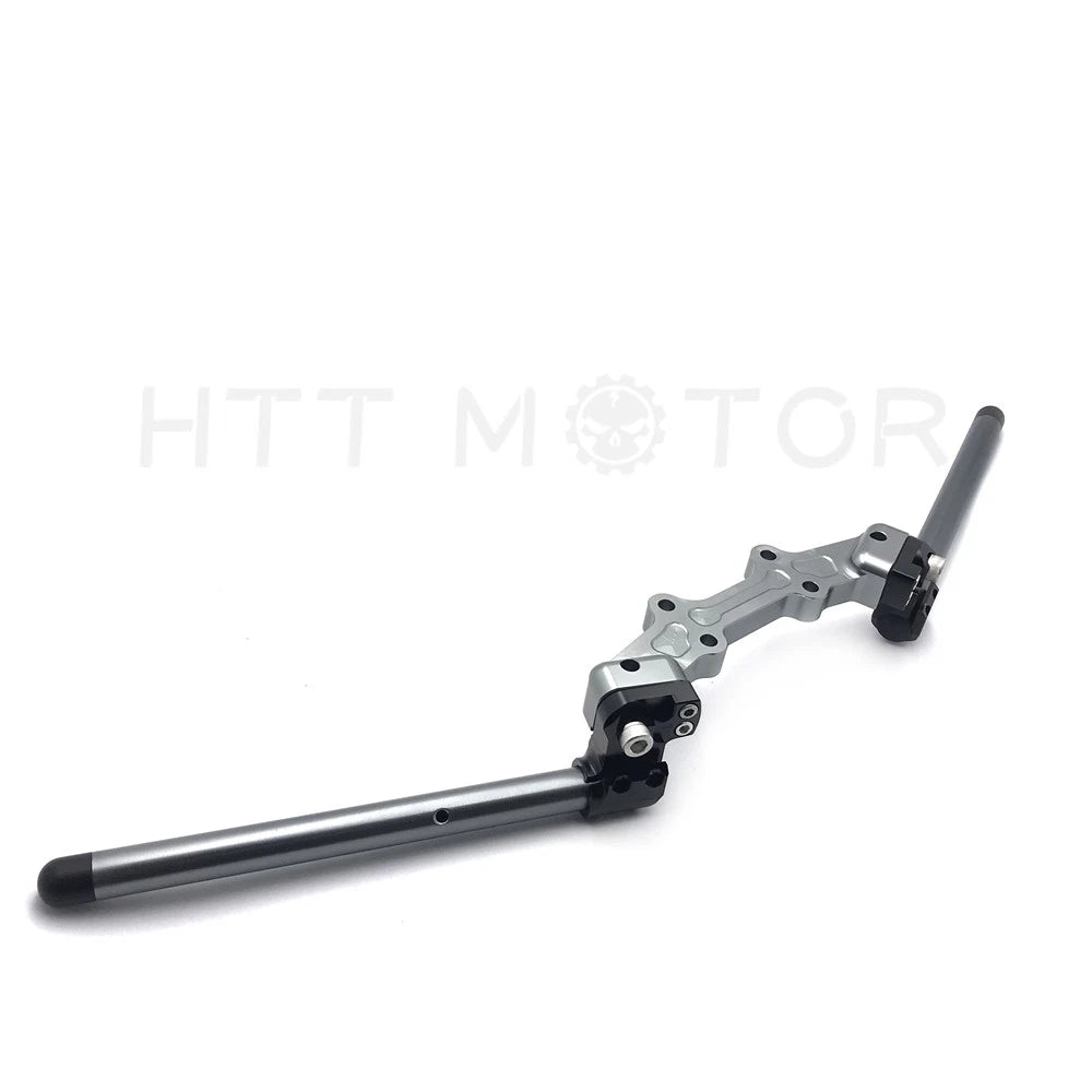 Clip-On Adapter Plate Handlebar Set for Yamaha MT-07 FZ-07 (2014–2017) Black