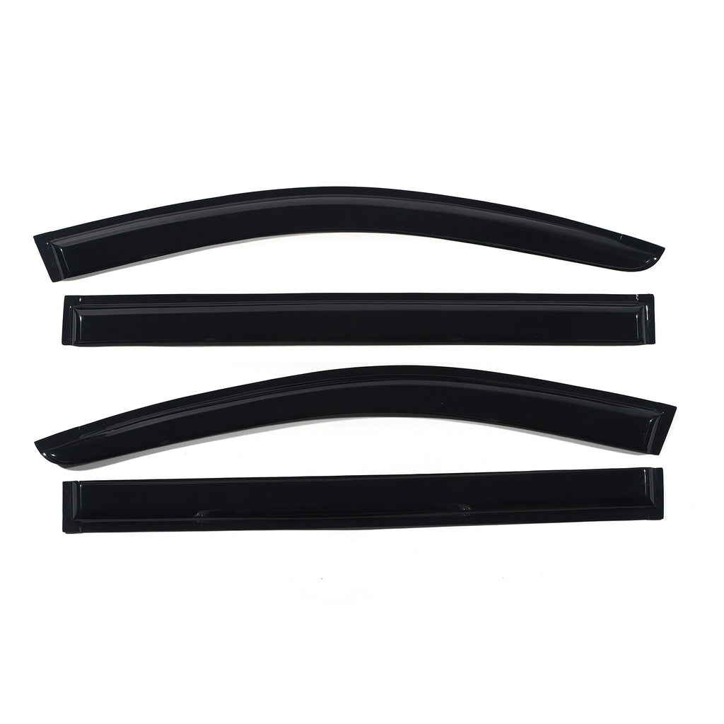 Set of 4 Window Visors for Chrysler Town & Country (2008–2016) & Dodge Grand Caravan (2008–2018)