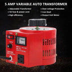 5Amp Variac Variable Transformer for AC Voltage Regulation (500VA, 0-130V)