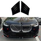 Gloss Black Bumper Side Vent Louver Covers for BMW X3 G45 M-Sport (2025–2025)
