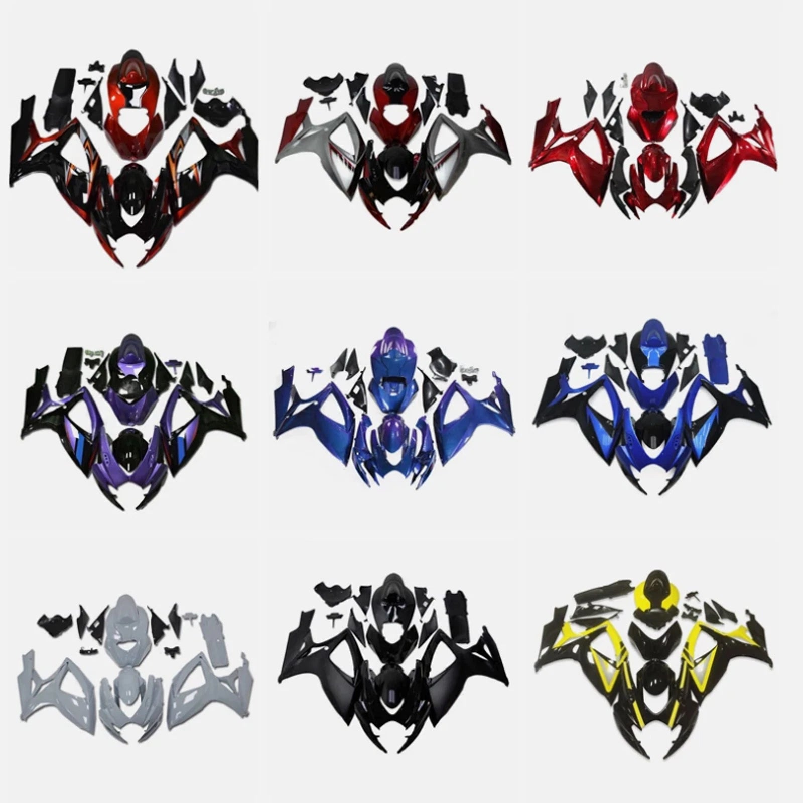 ABS Injection Fairings Kit for Suzuki GSXR600 GSXR750 (2011–2026) K11