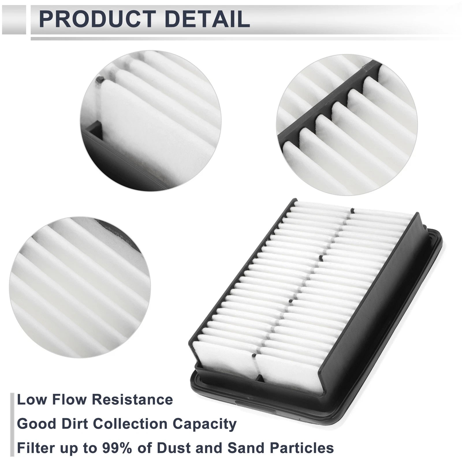 Engine Air Filter No. 28113F2000/28113F0000 for Hyundai Elantra (2017–2020)