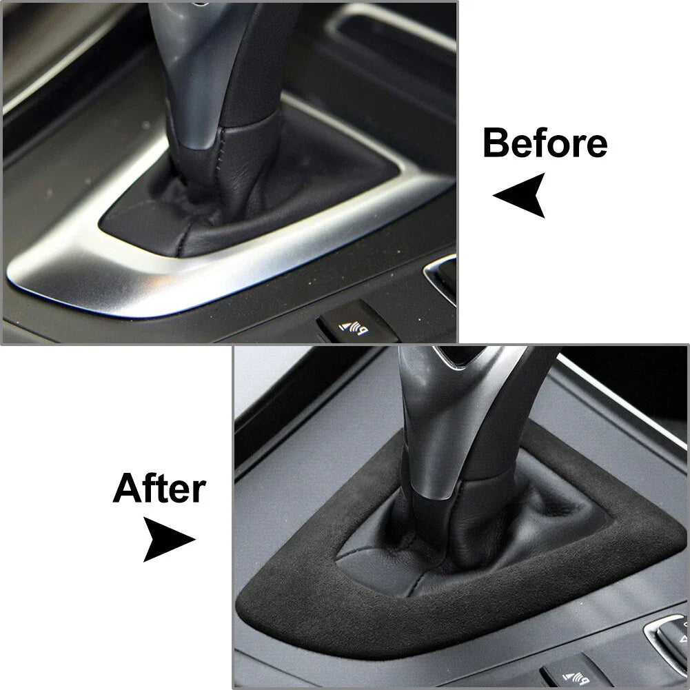Dark Grey Gear Shift Panel Cover Trim for BMW 1 2 3 4 5 Series (2012-2020)