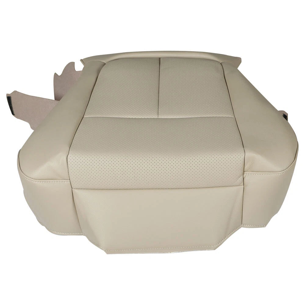 Perforated Leather Seat Cover for Ford F150 Lariat (2011–2014) Driver Tan