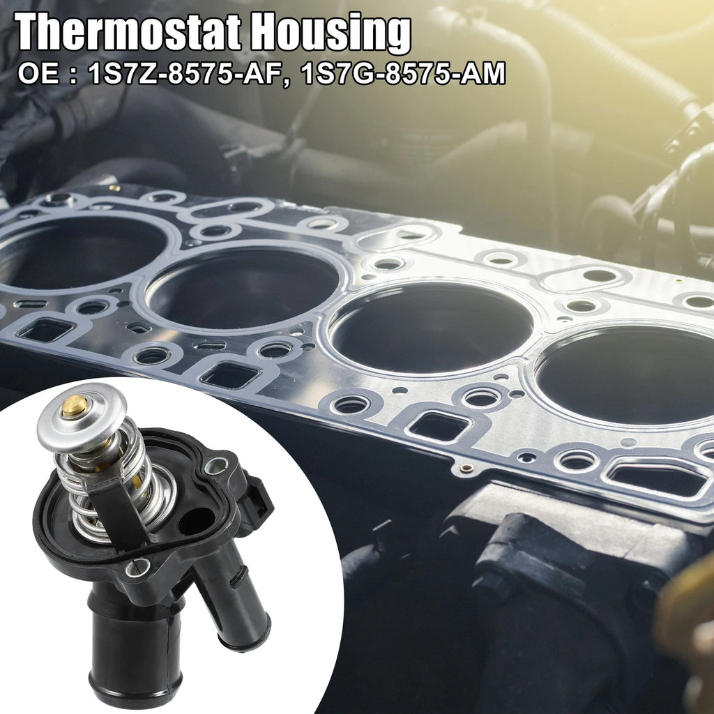Engine Coolant Thermostat Housing Assembly 1S7Z-8575-AF for Ford Focus (2000–2007)