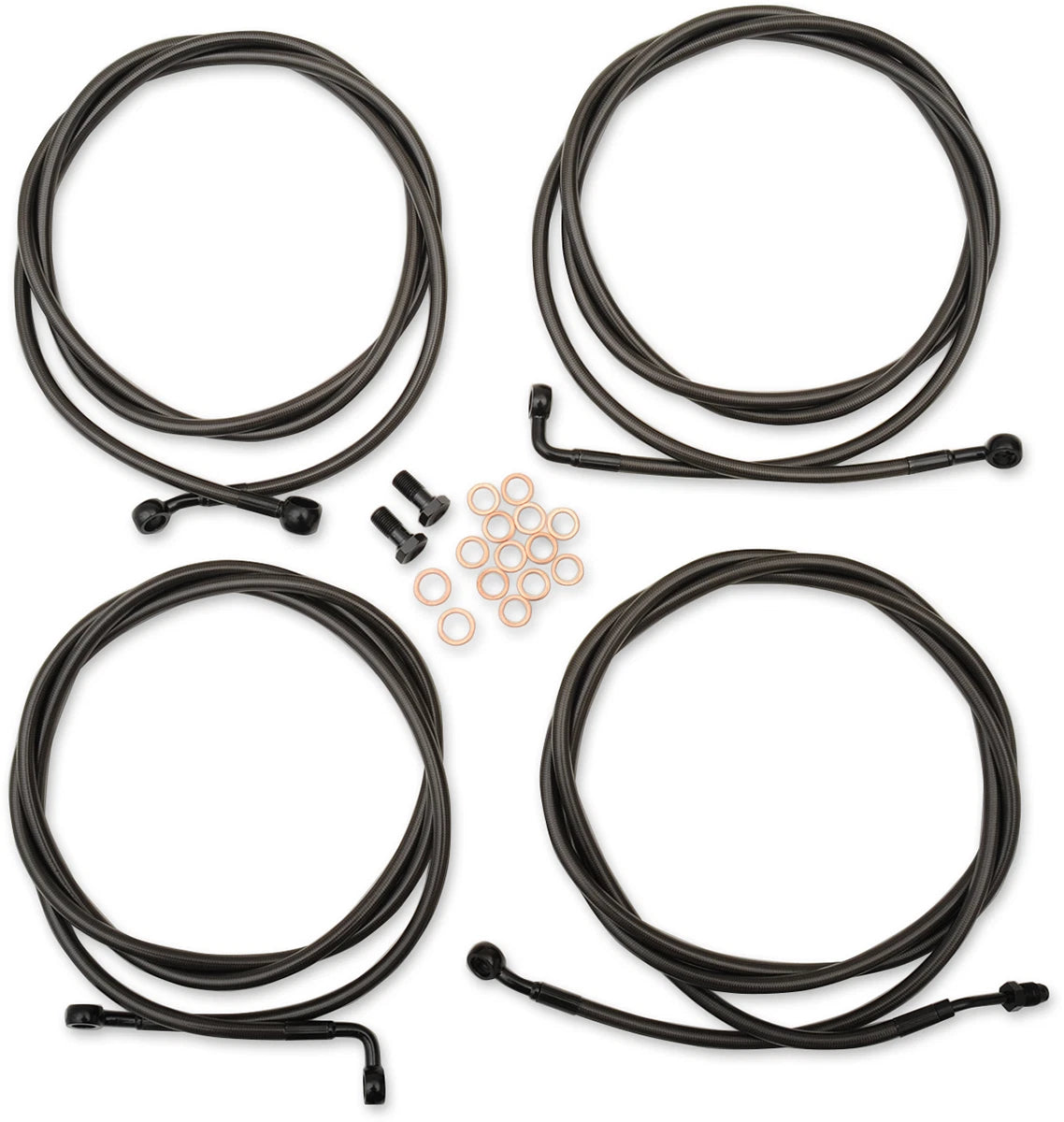 Handlebar Cable/Brake Line Kit for LA Choppers (12" - 14" Ape Hanger)
