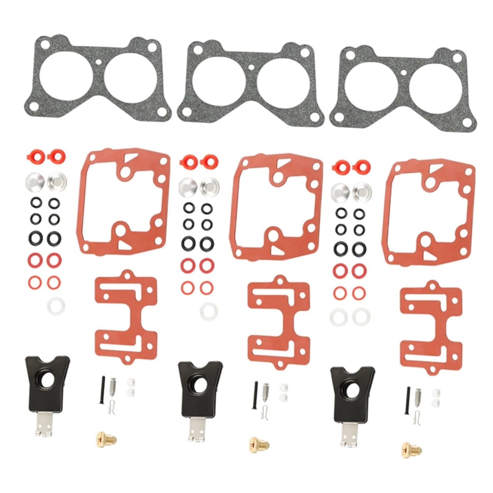 3X Carburetor Repair Kit 439076 for OMC Johnson Evinrude (1968–1999)