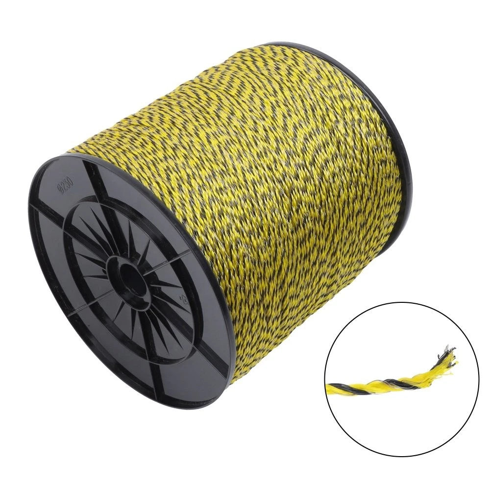 Electric Fence Polywire for Reliable Conductivity (6 Strands)