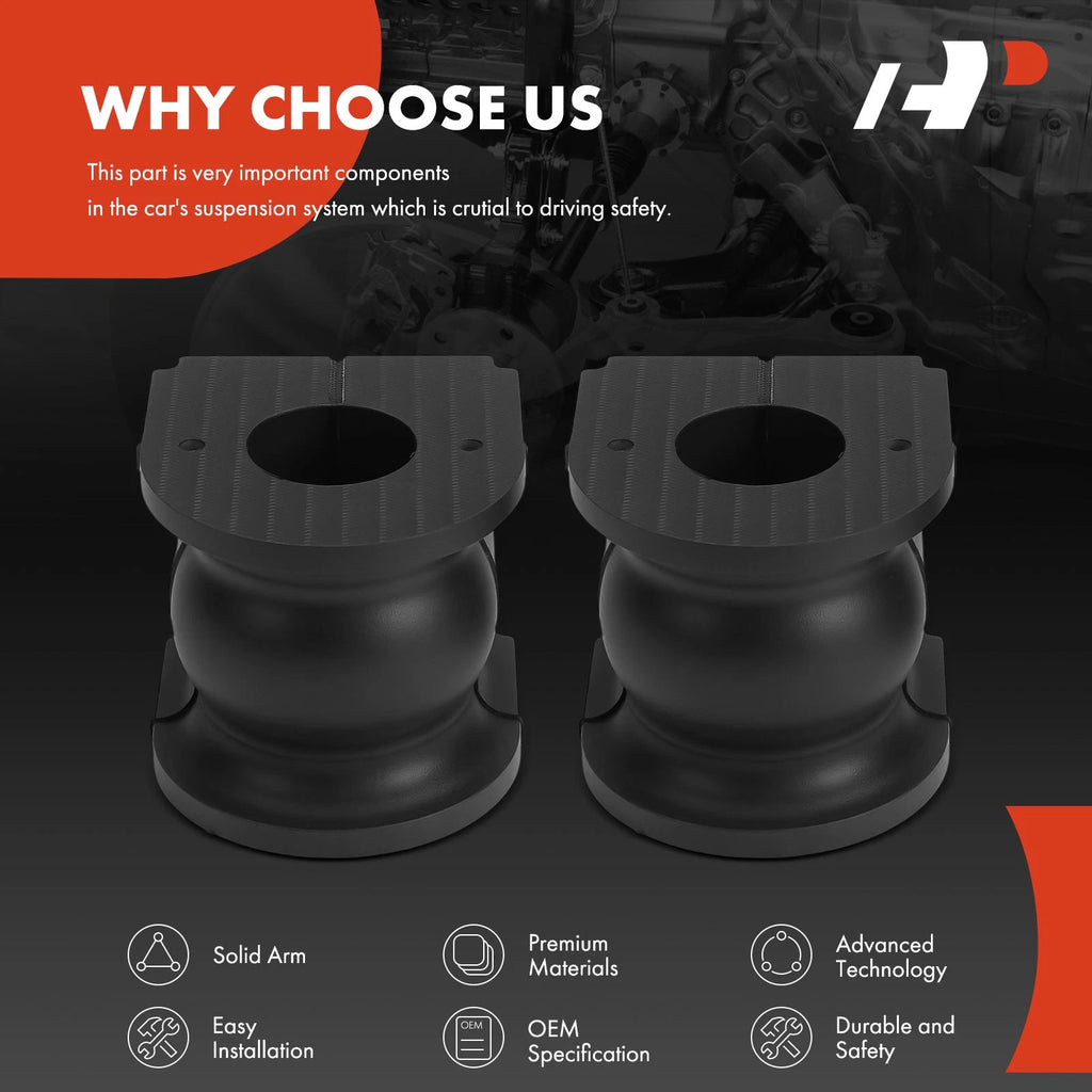 2X Rear Sway Bar Bushings for Honda Civic (2006–2011, 2013–2015)