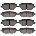 Set of 4 Ceramic Brake Pads for Jeep Cherokee (2014–2020) & Fiat 500X (2016–2019)