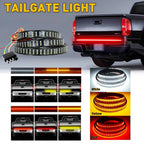 48" Triple LED Tailgate Bar for Trucks (Sequential Amber)