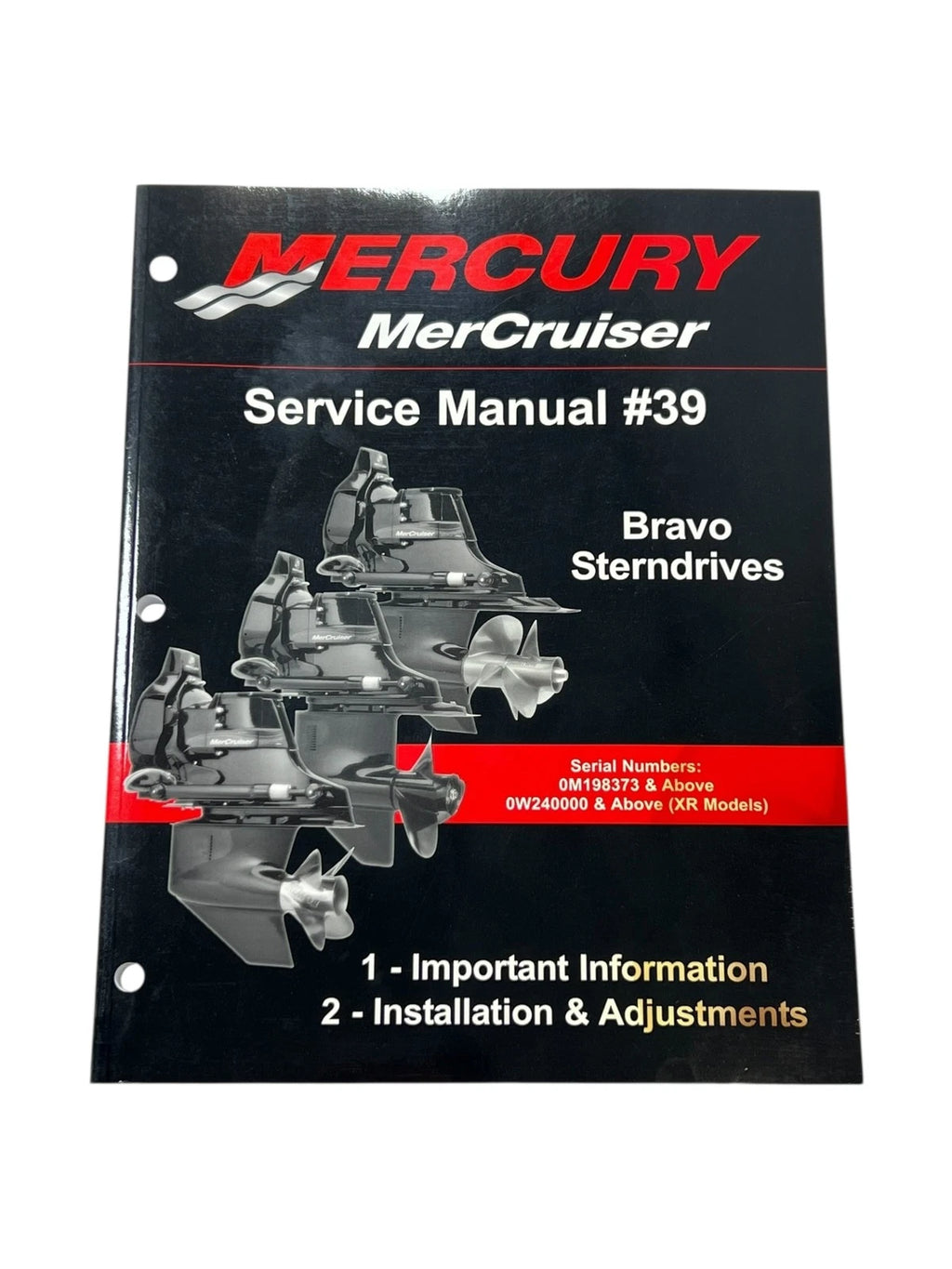 Service Manual for Mercury MerCruiser 90-865612010 (1 & 2)