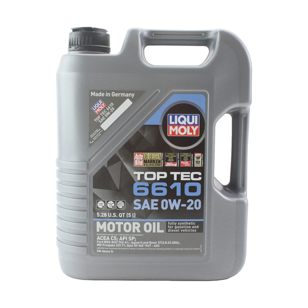 Set of 3 Liqui Moly Top Tec 6610 0W-20 Engine Motor Oil (15L)