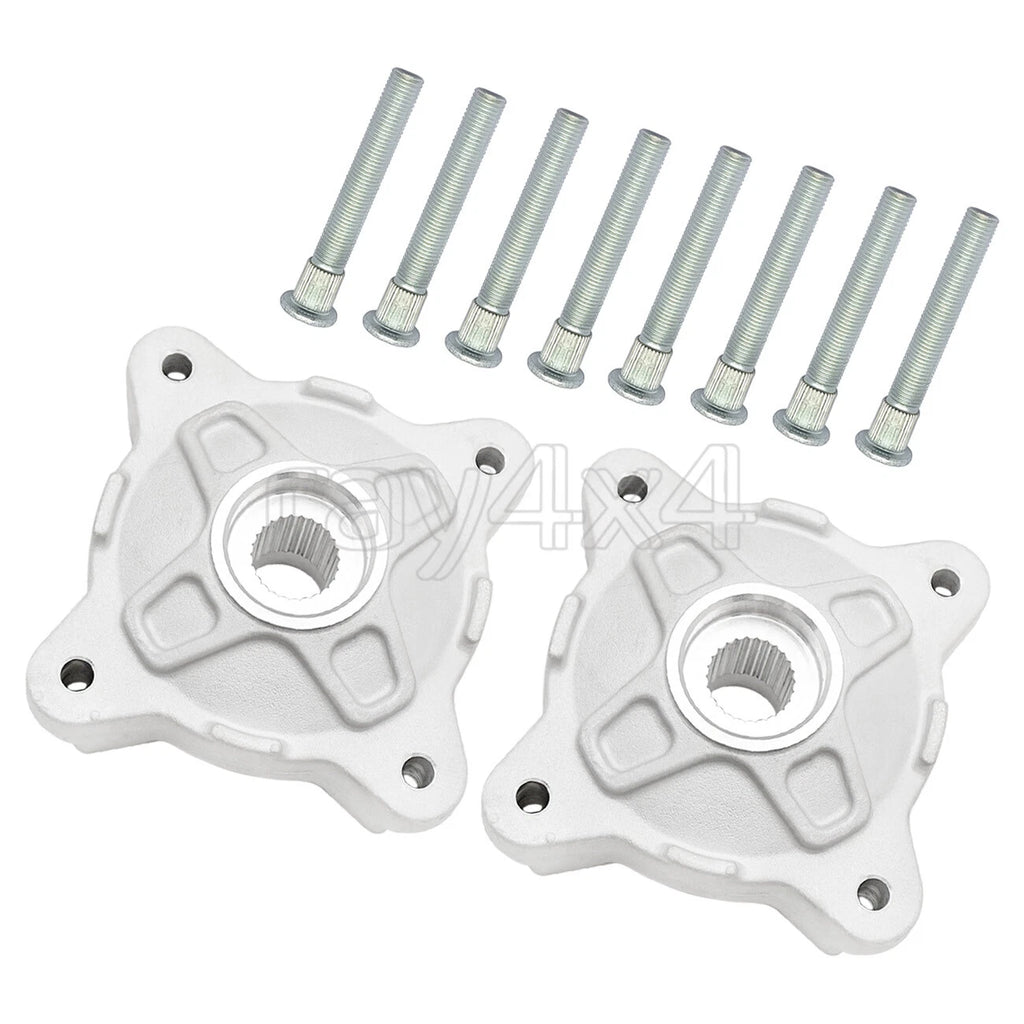 2X Front Wheel Hubs & Studs Kit for Polaris RZR 570 800 RZR S 800 (2008–2014)