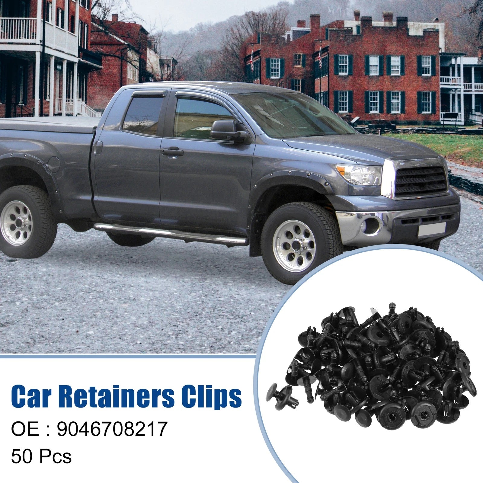 50 Pcs Radiator Cover Retainers Clips for Toyota 4Runner (No. 9046708217)