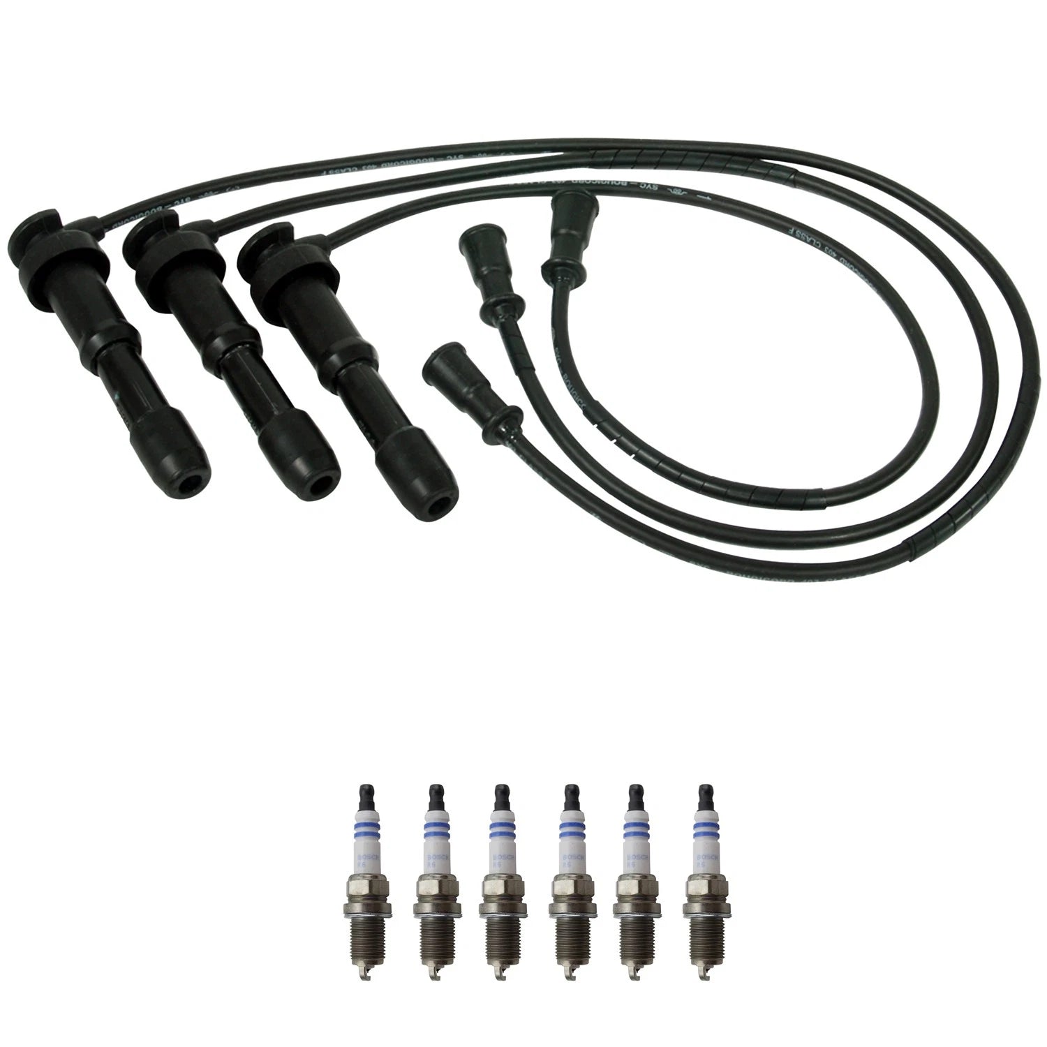 NGK Wire Set & Bosch 6 Platinum Spark Plugs for Sedona XG350 XG300 (2002–2006)