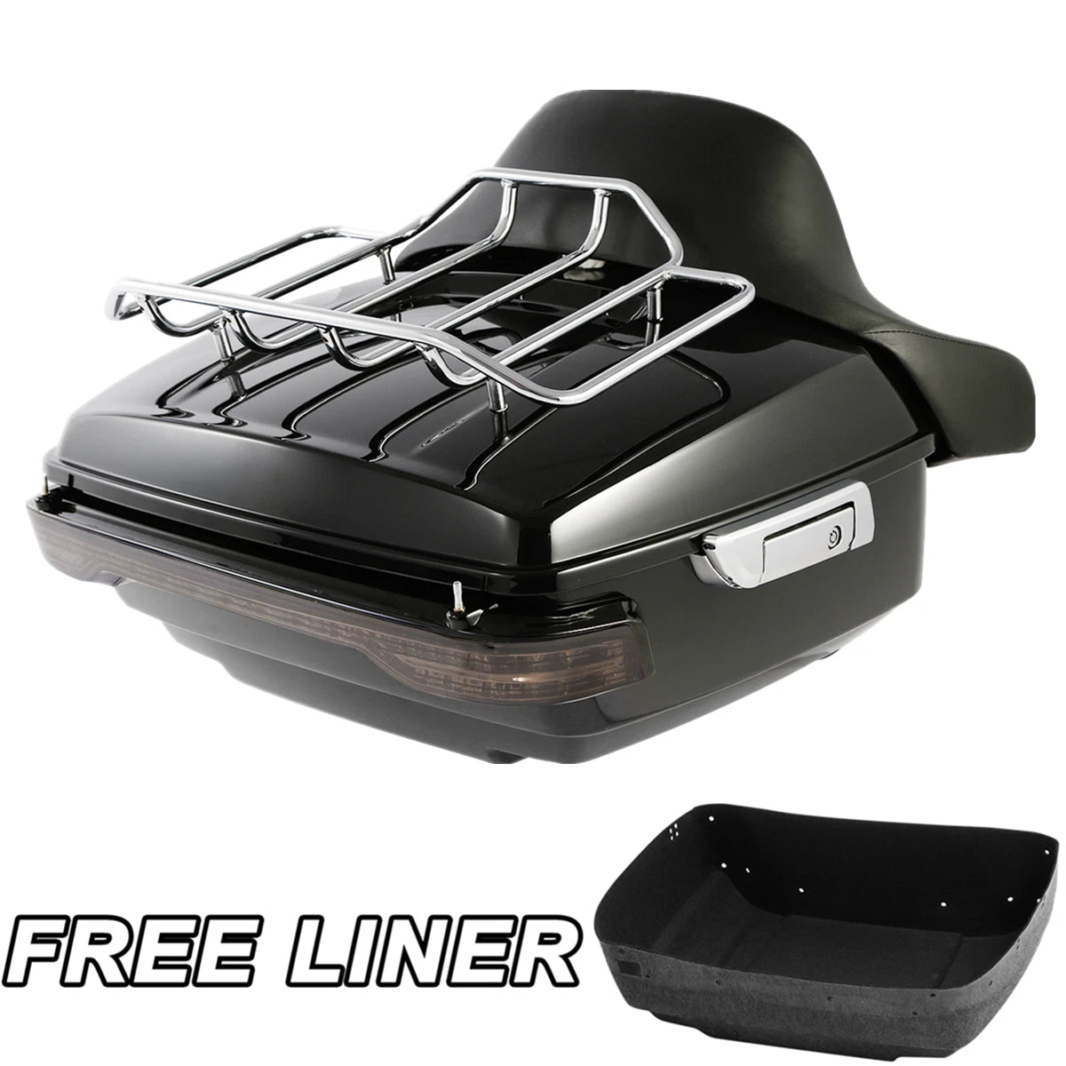 LED Backrest Rack for Harley Street Road Glide (2014–Present)
