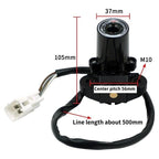 Ignition Switch Gas Cap Seat Lock & 2 Keys for Kawasaki Ninja ZX-6R (2000–2002)