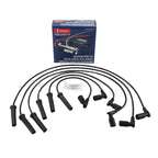 Set of 4 Spark Plugs & Ignition Wires for Buick Rendezvous, Chevy Malibu (DENSO 671-6070)