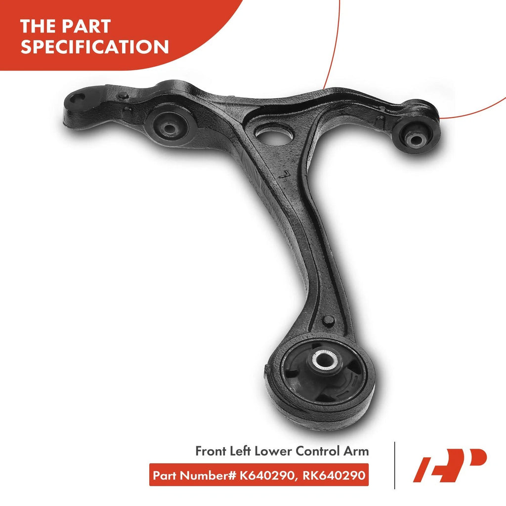 6X Front Control Arms & Sway Bars for Honda Accord (2003–2007) Acura TSX (2004–2008)