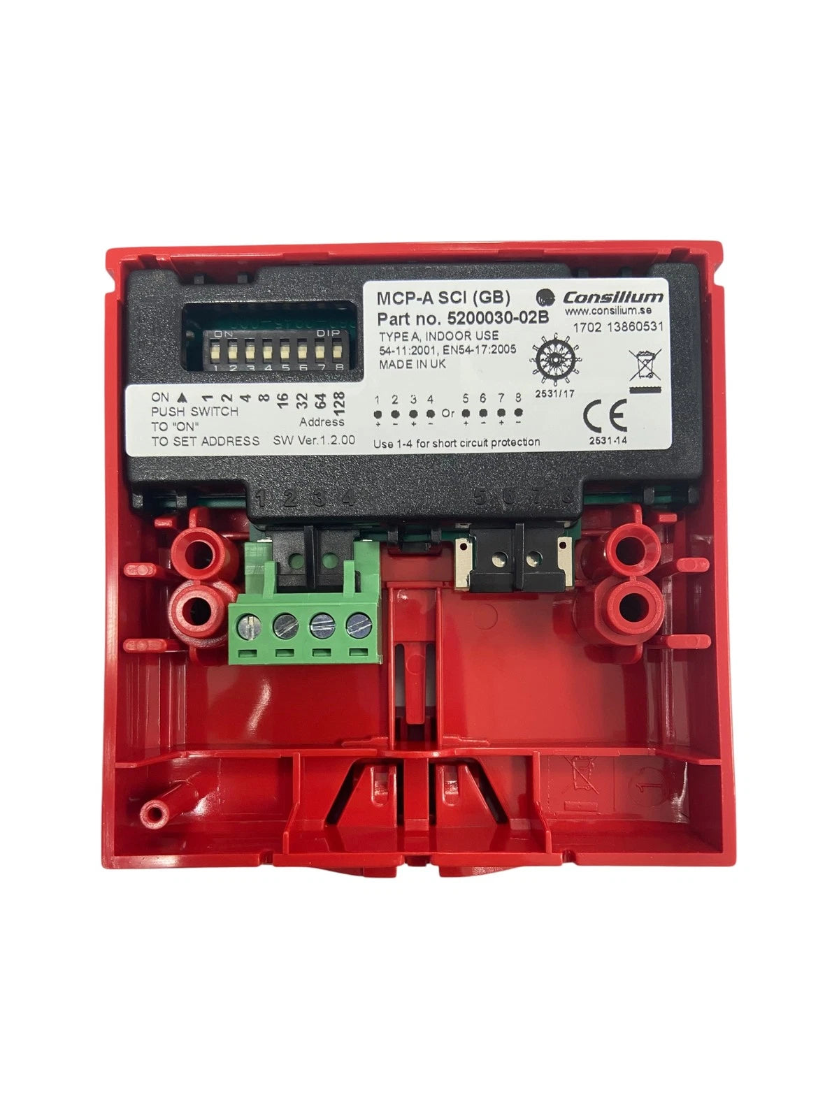 Manual Call Point MCP-A SCI for Consilium Salwico (5200030-02B)