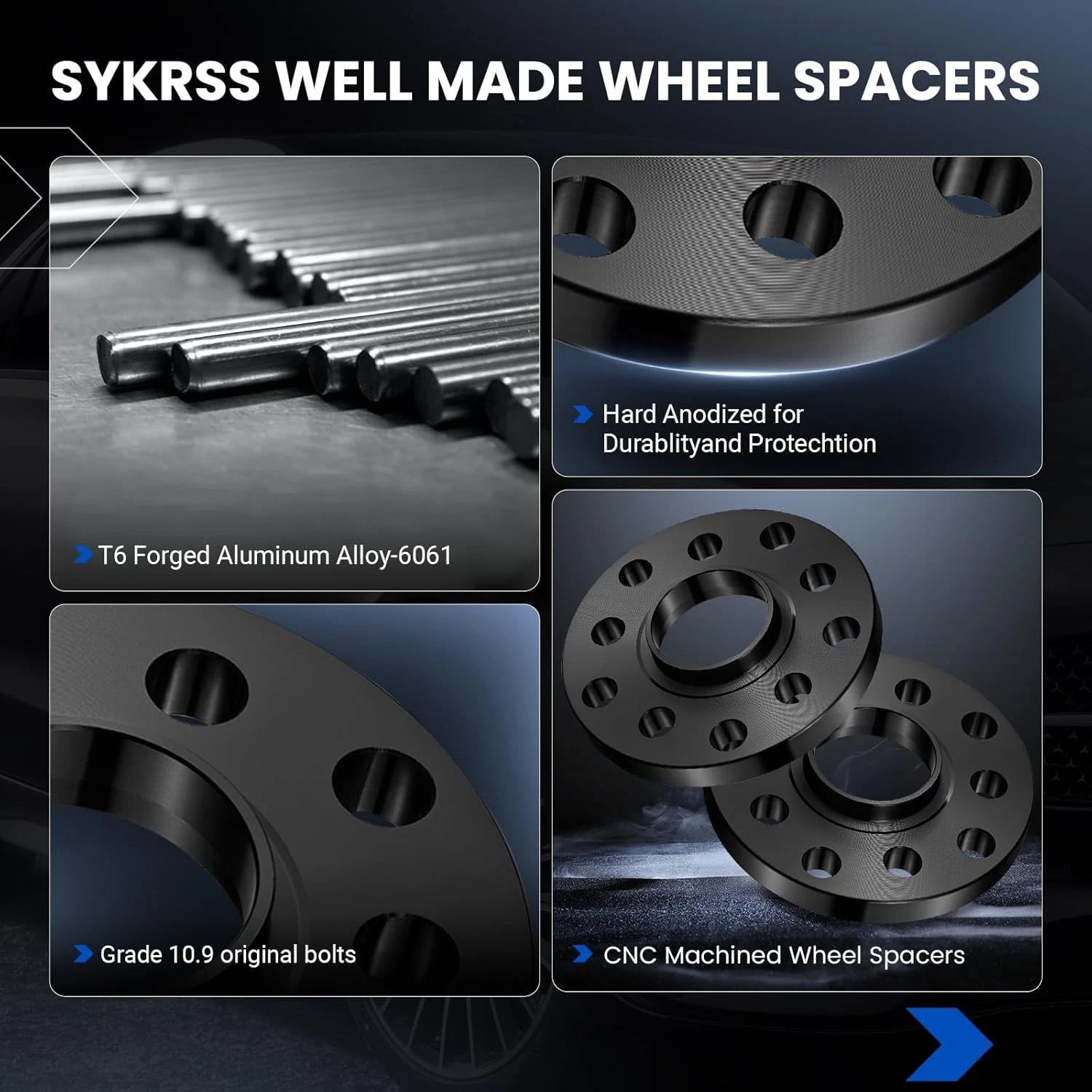 15mm Hubcentric Wheel Spacers for Volkswagen Golf Alltrack (2017–2019)
