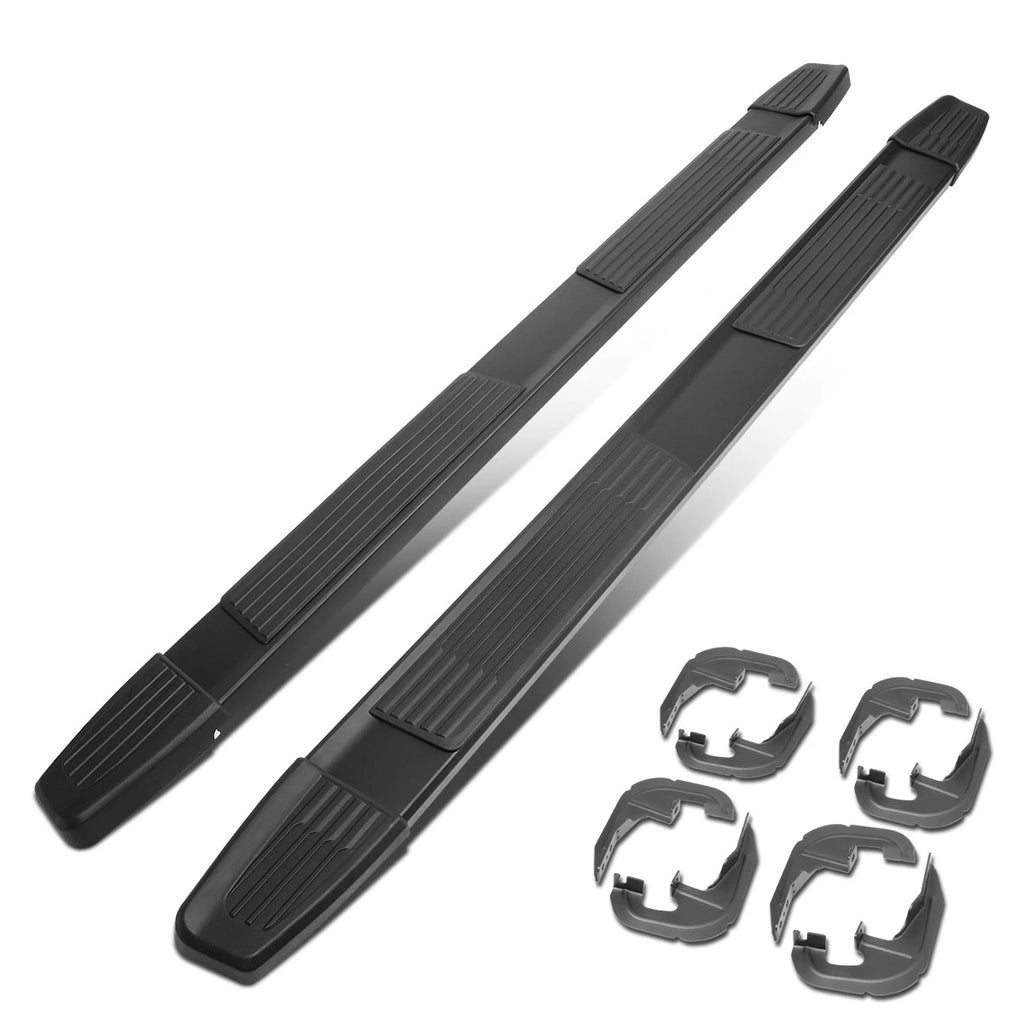 Pair of 6" Aluminum Side Step Bars for Silverado Sierra Crew Cab (2017–2019)