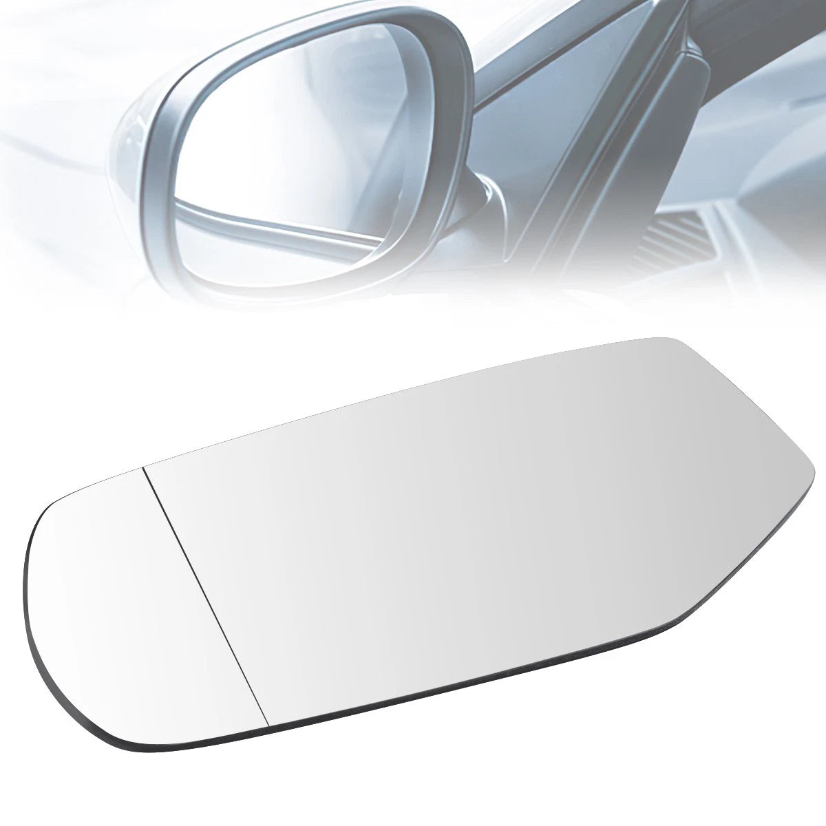 Left Powered Heated Side Door Mirror Glass for Honda Accord (2013–2017)