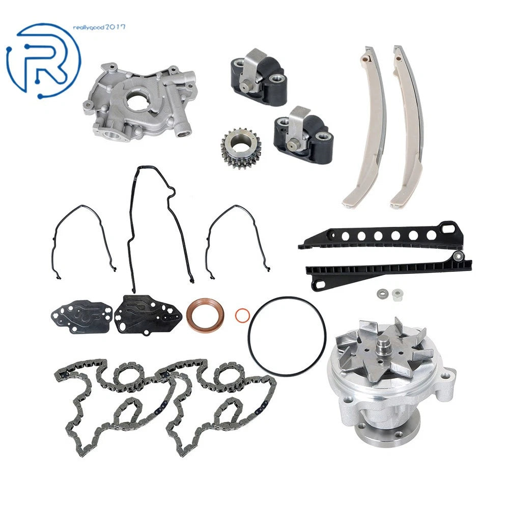 Timing Chain Kit with Oil & Water Pump Cover Gasket for Ford Expedition F-150 F-250 (2003–2008)