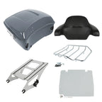 Trunk Plate Mount Rack for Harley Touring (2014–2024) - Gunship Gray