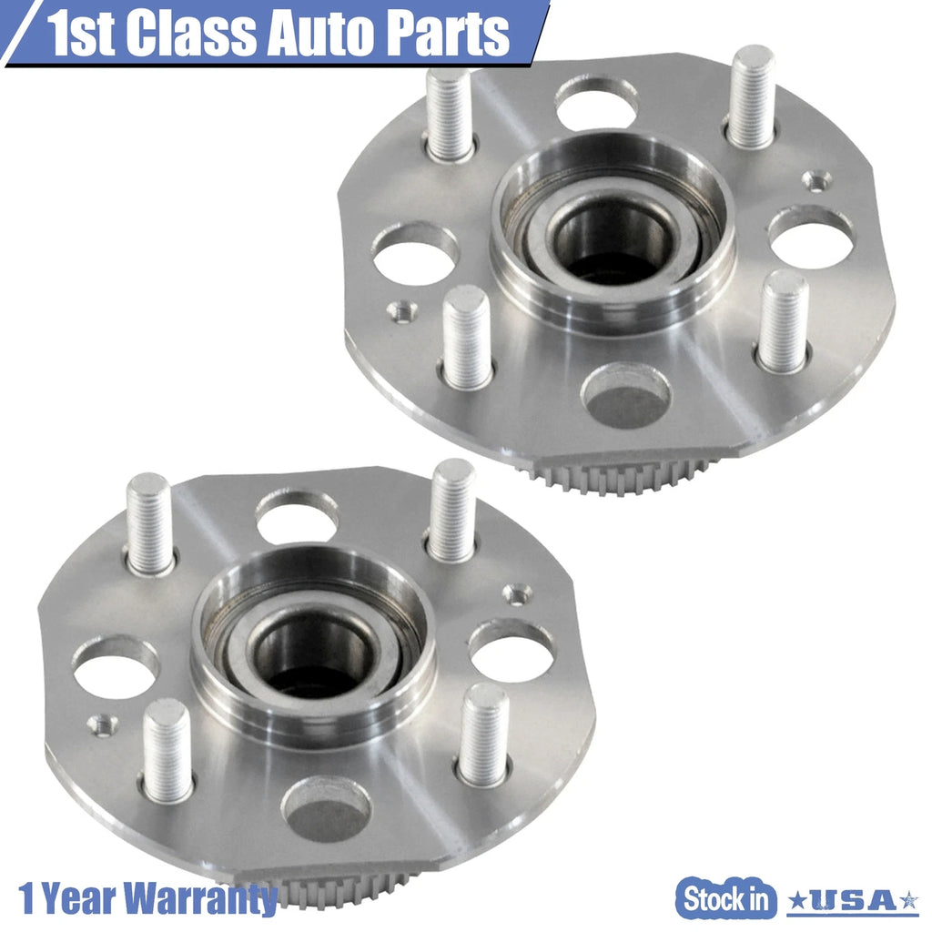 2X Rear Wheel Bearing & Hub for Honda Accord (1998–2002)